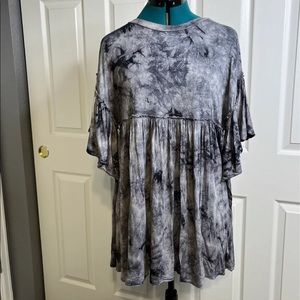 Urban Outfitters Tie Dye Tunic Shirt